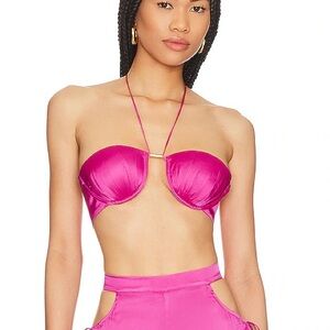 Camila Coelho Hot Pink Bralette